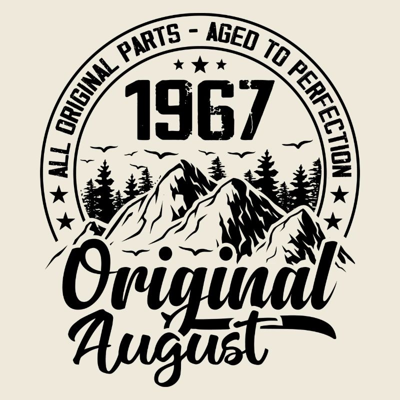 1967 August Original: 57 Jahre Geburtstagsgeschenk