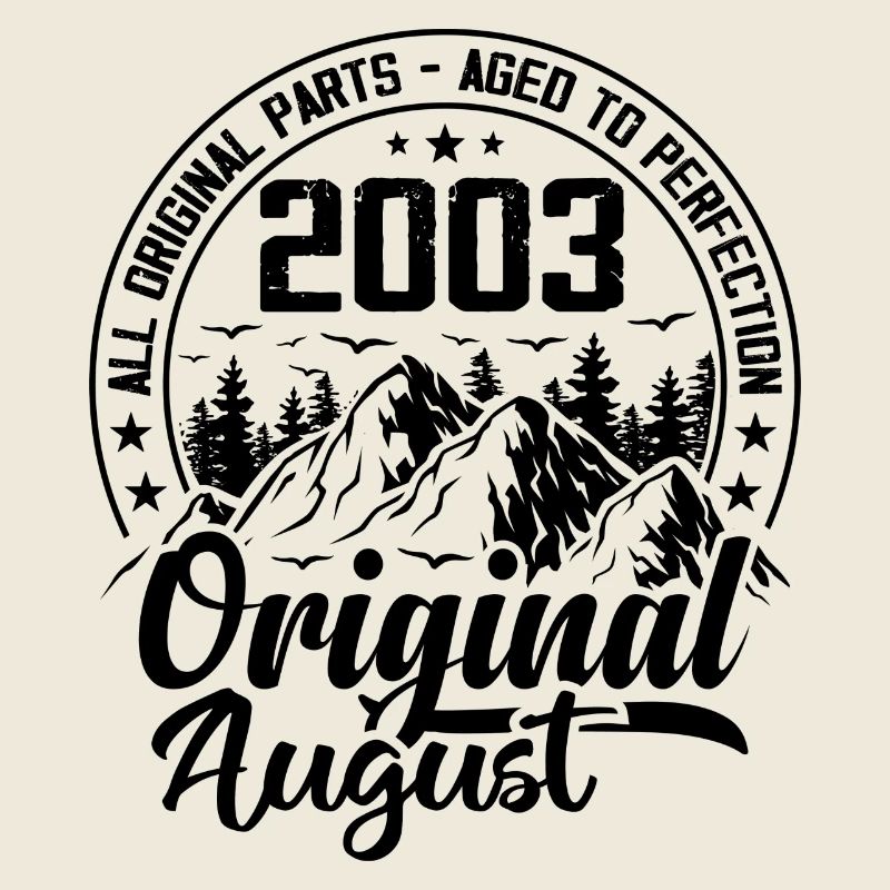 2003 August Original: 21 Jahre altes Geburtstagsgeschenk