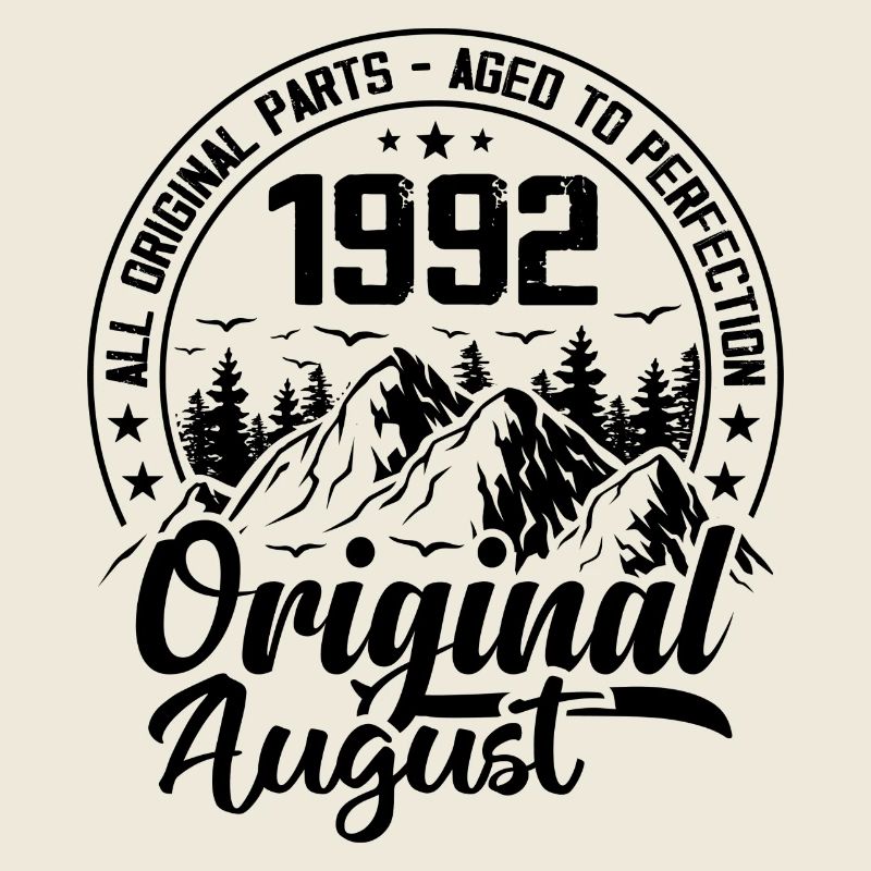 1992 August Original: 32 Years Anniversary Gift