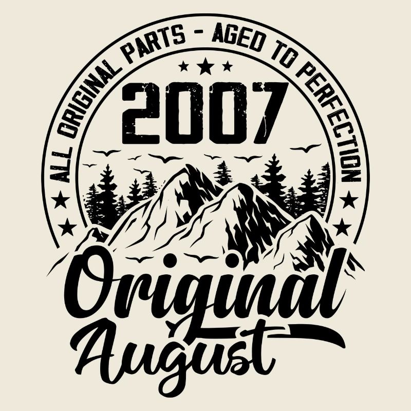 2007 August Original: 17 Jahre Geburtstagsgeschenk