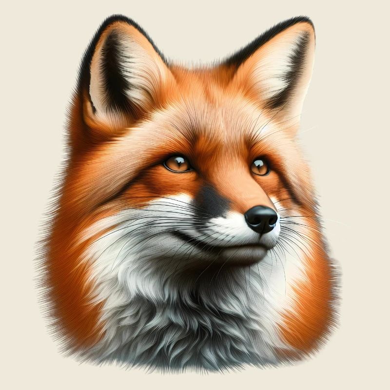 Trippy Polka Dot Fox