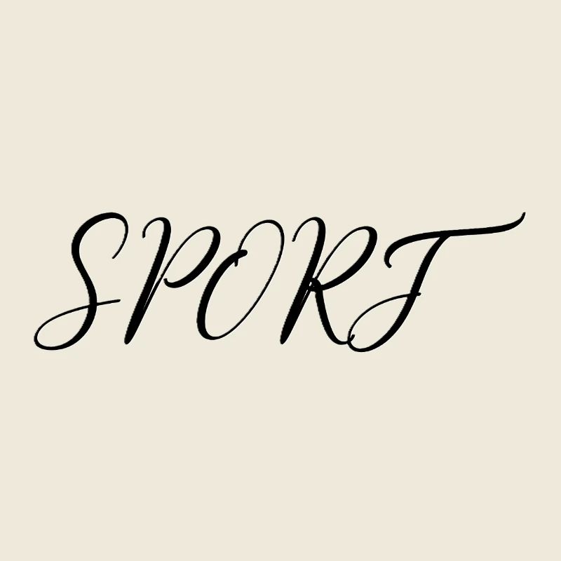 Lettrage Spokè élégant dans le style du lettrage à la main