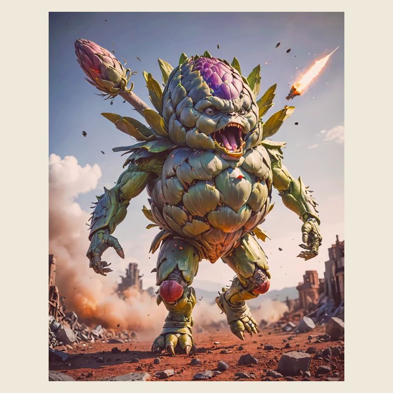 vegetables downfall Apocalypse Monster transformat