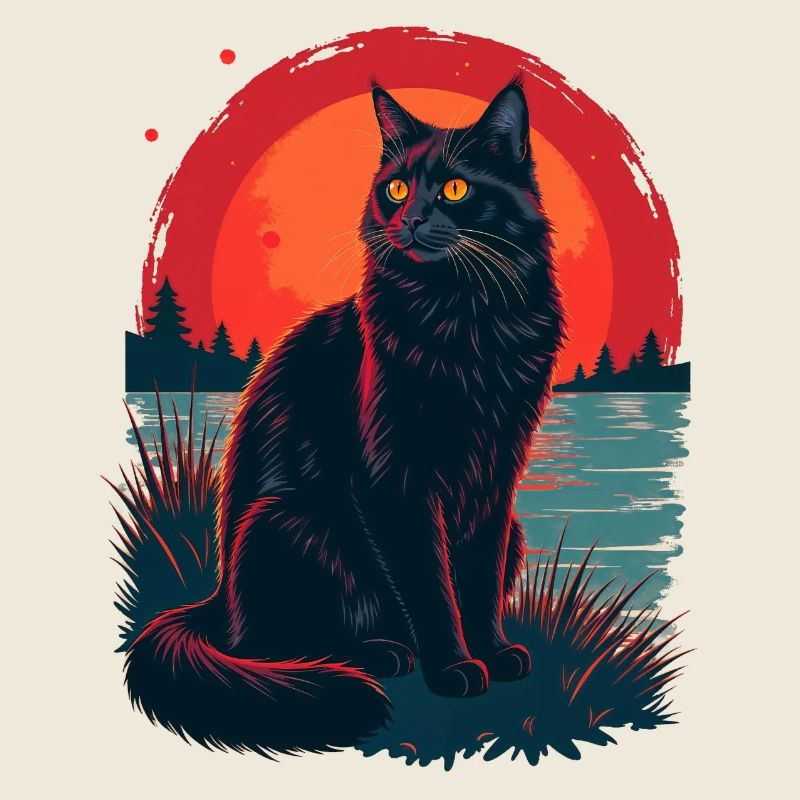 cat in the dark