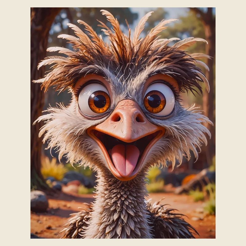 Oiseaux super mignons autour du monde – Autruche