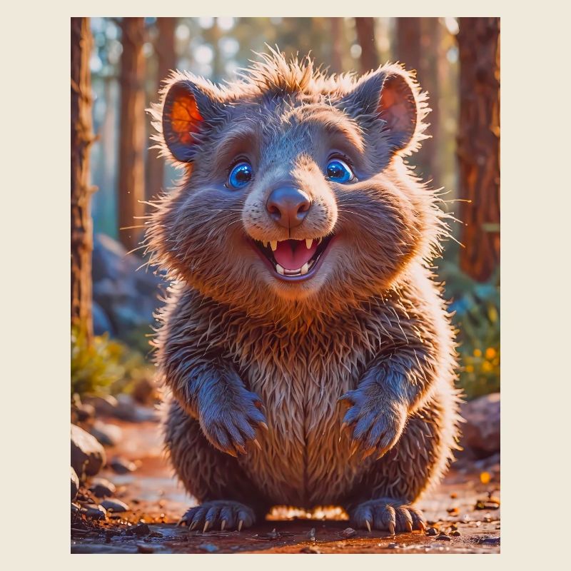 animal australien super mignon Down Under Wombat