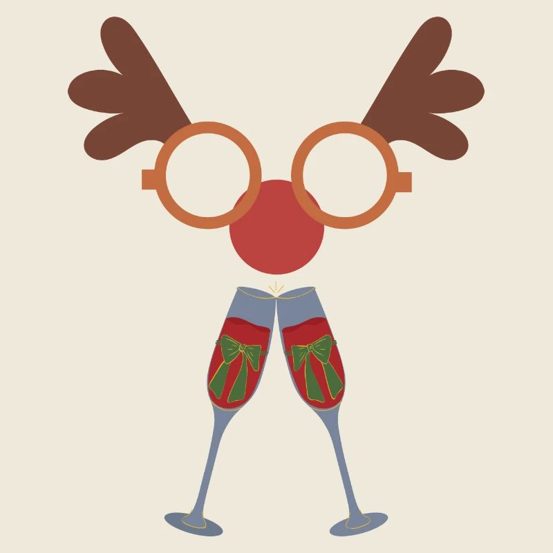 Weihnachtsdesign-Geschenkidee-Feier