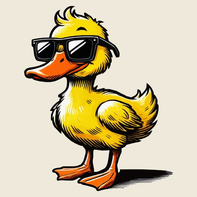Bande dessinée de canard