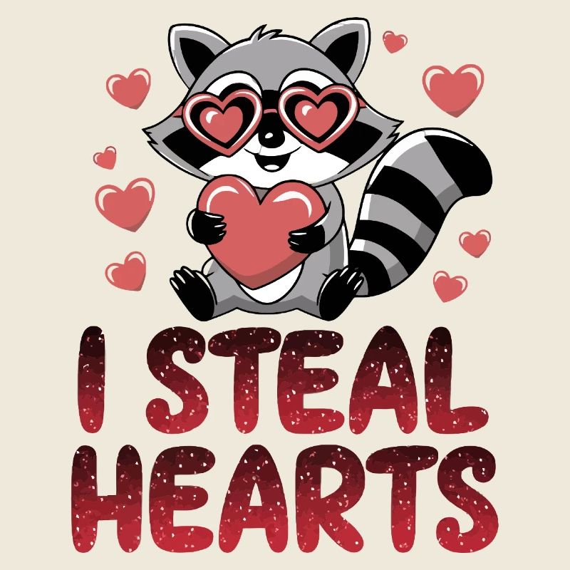 Herzraubender Waschbär