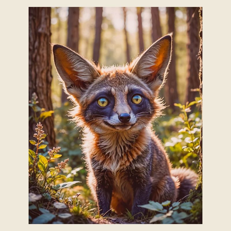 super cute african animals– Bat-eared Fox