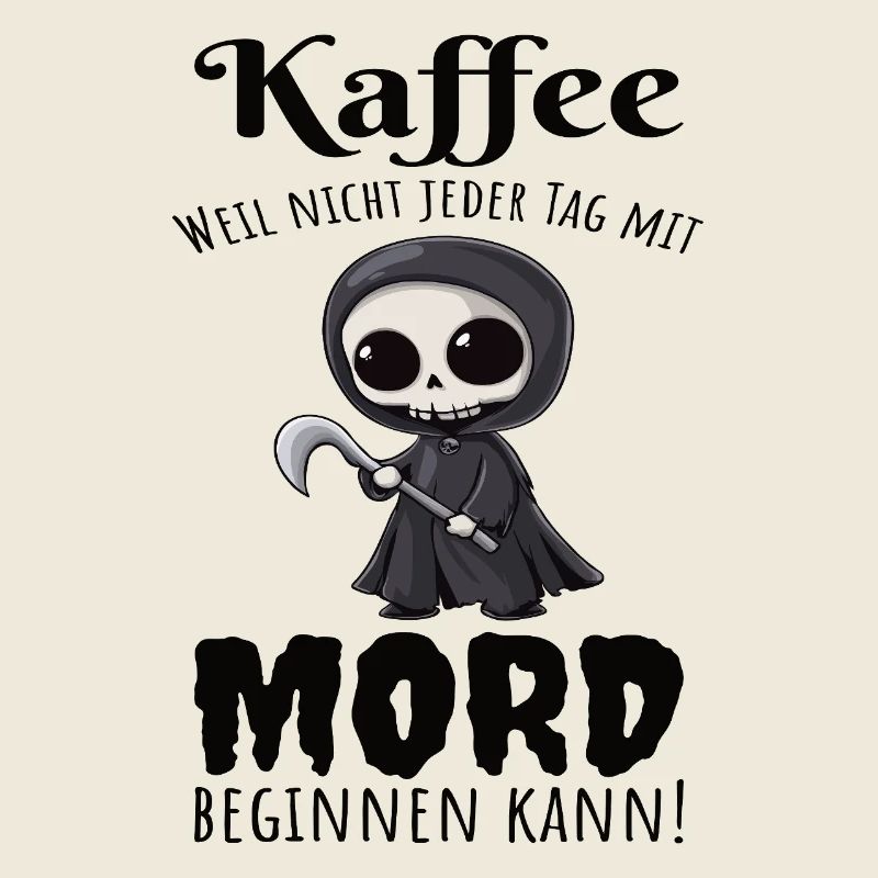 Café Grim Reaper Buveur de café