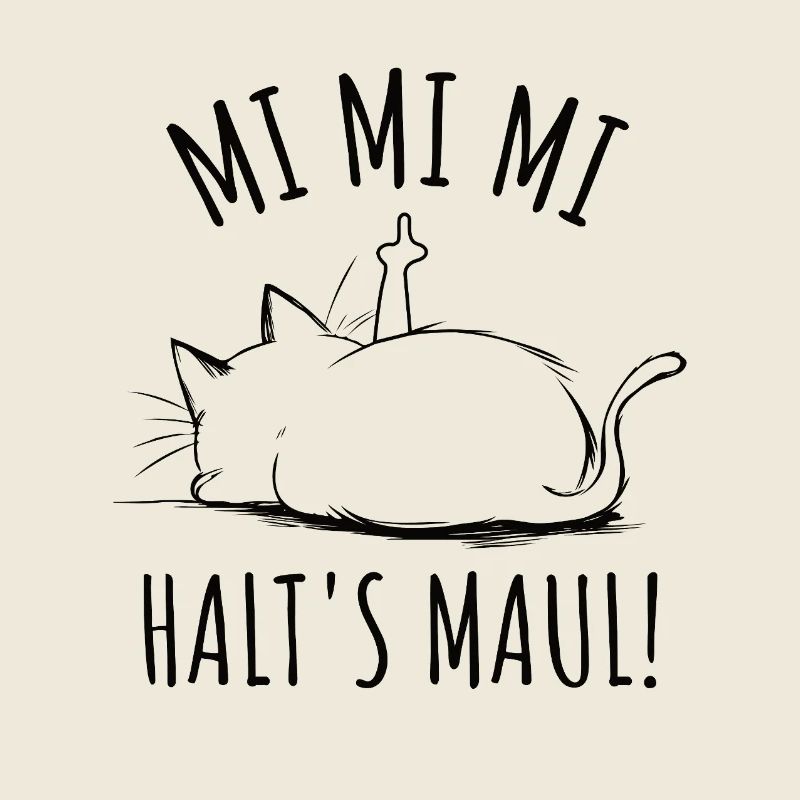 Faule Katze Ich Muss Gar Nix