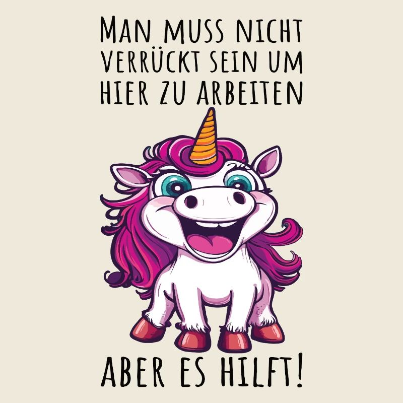 Crazy to Work Unicorn