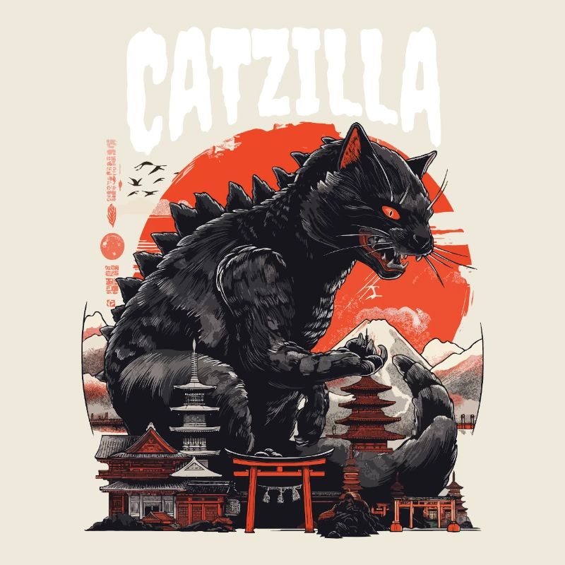 Catzilla Chat Japonais