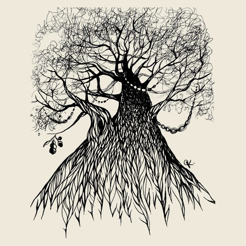 Tree Oak Frog's Eye View