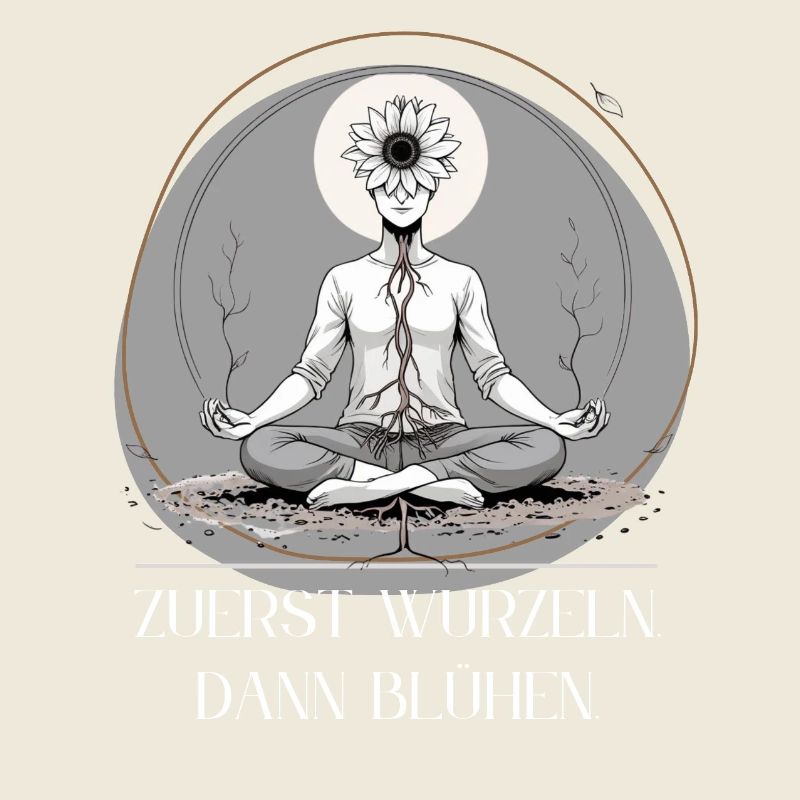 Meditatives Blossom  Design - Verwurzelt 