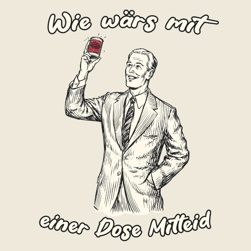 Retro Werbespruch Illustration