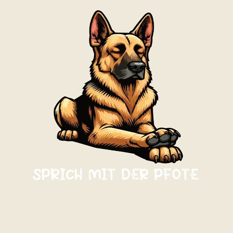 Sprich mit der Pfote Deutscher Schäferhund DSH