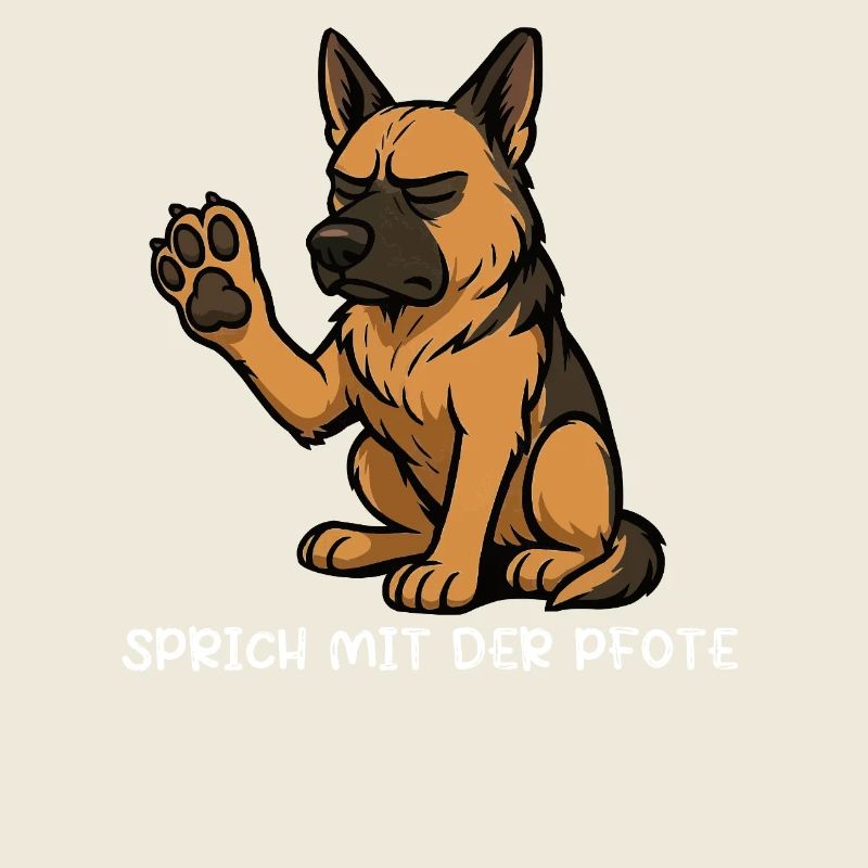 Sprich mit der Pfote Deutscher Schäferhund DSH