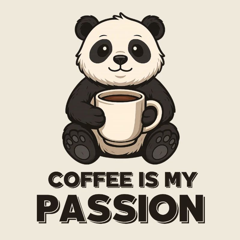 Panda Kaffee Leidenschaft