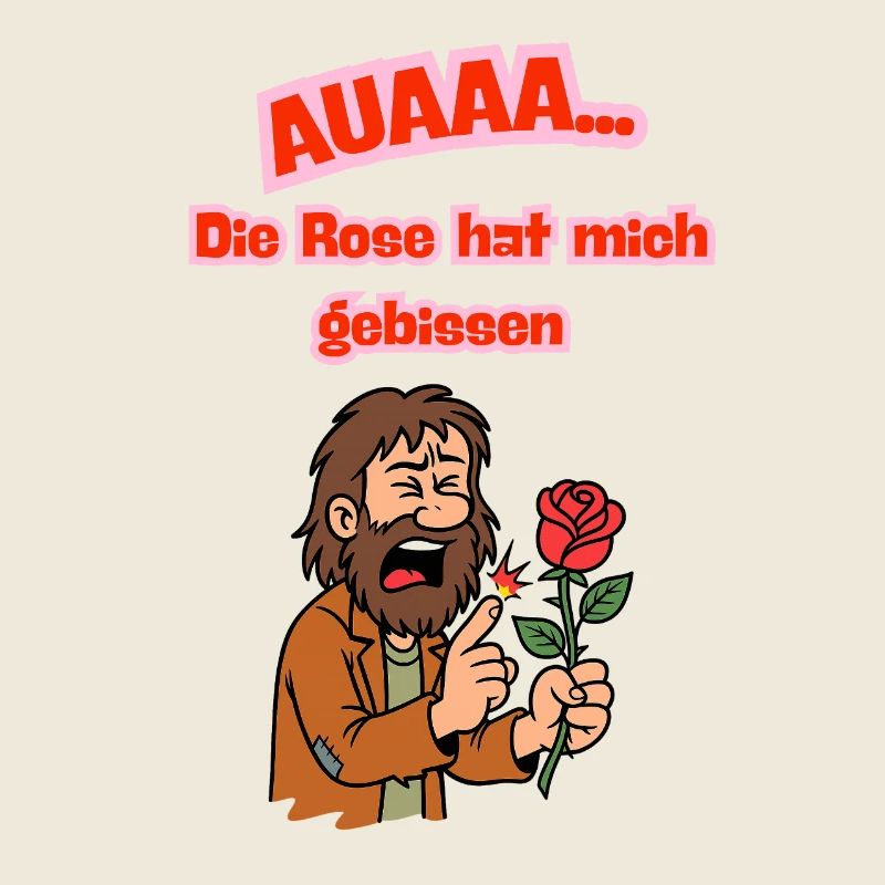 ouch, the rose bites me