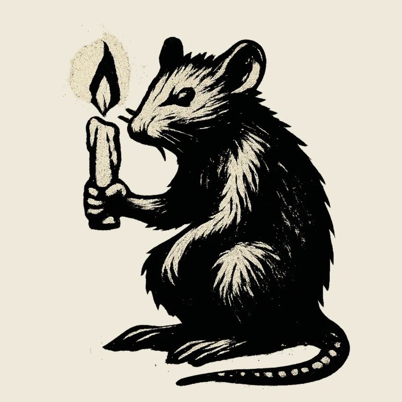 Maus Kerzenlicht