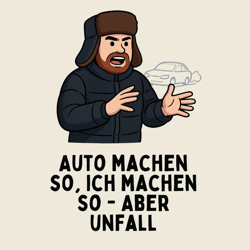 Auto machen so ich machen so - aber Unfall