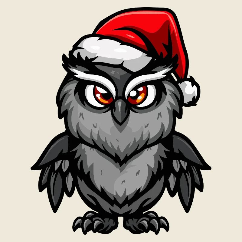 Eule Weihnachten