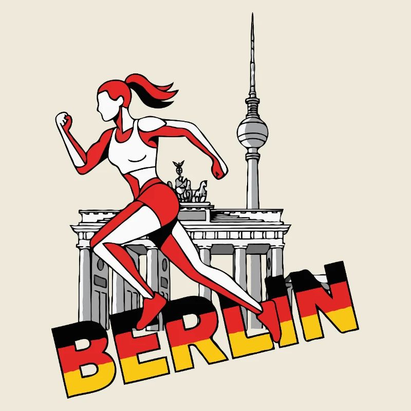 Berliner Sprint-Läuferin