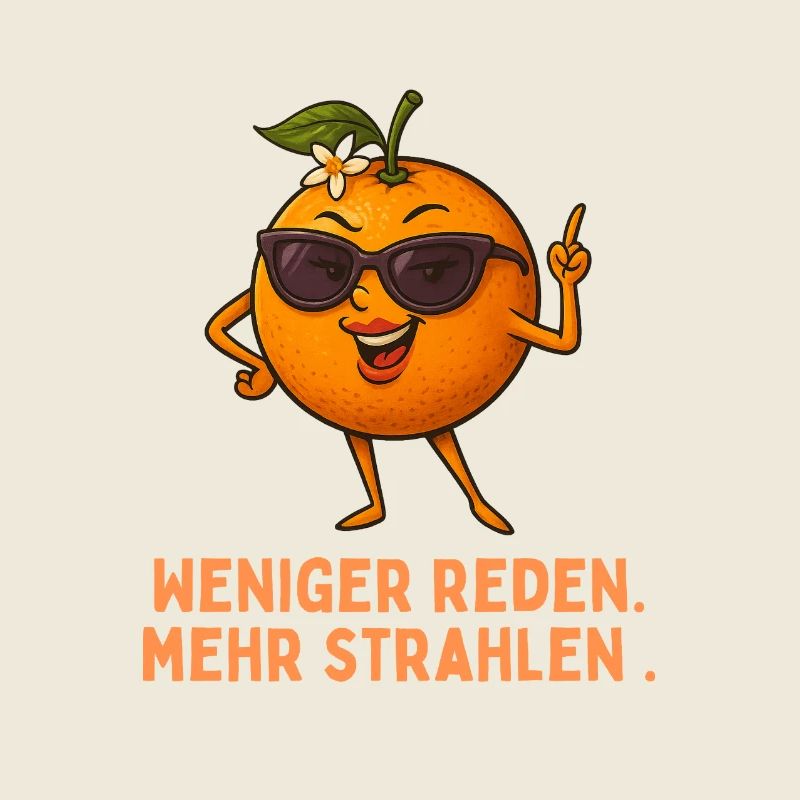 Moins de paroles, plus de brillance Orange