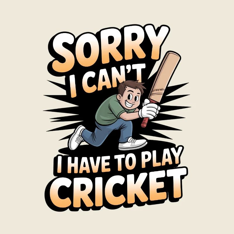 Drôle de cricket : Jeu de cricket vintage