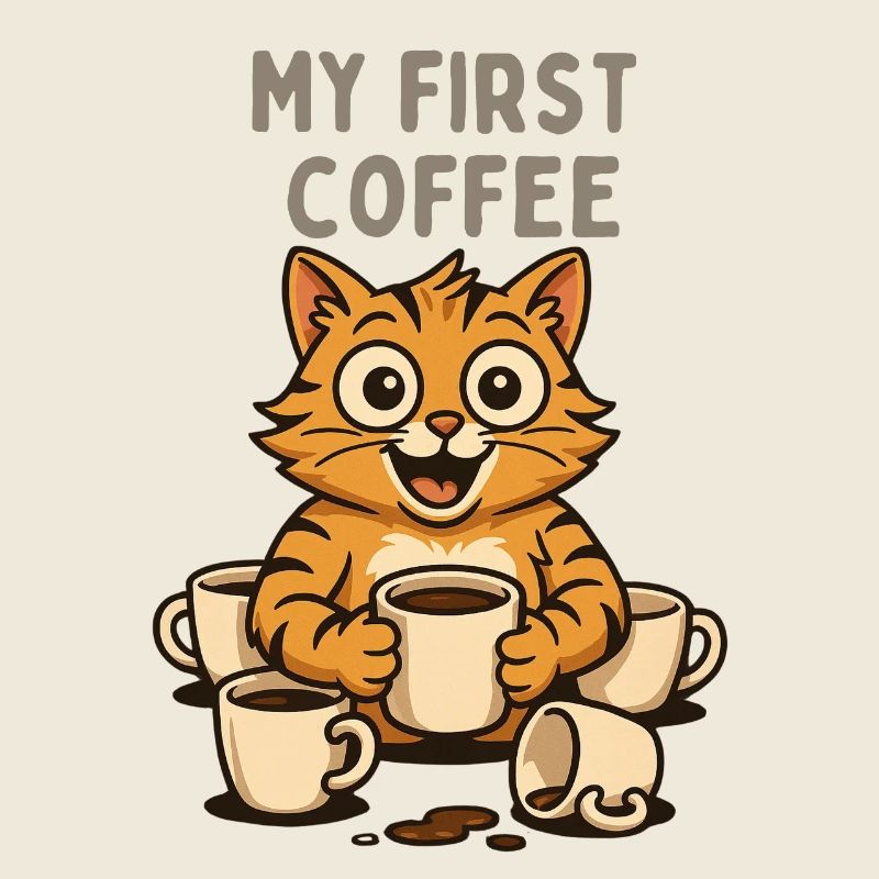 Meine Erste Kaffee Katze