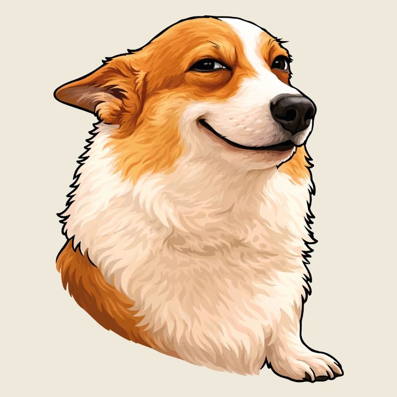 Smug Corgi – Chef's Eye with Attitude