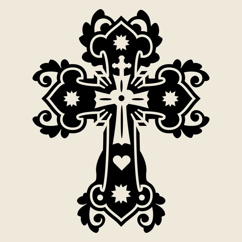 gothique croix religieuse croix