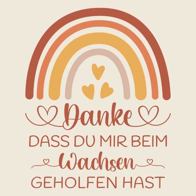 Boho Regenbogen Danke Abschied Kita Kindergarten