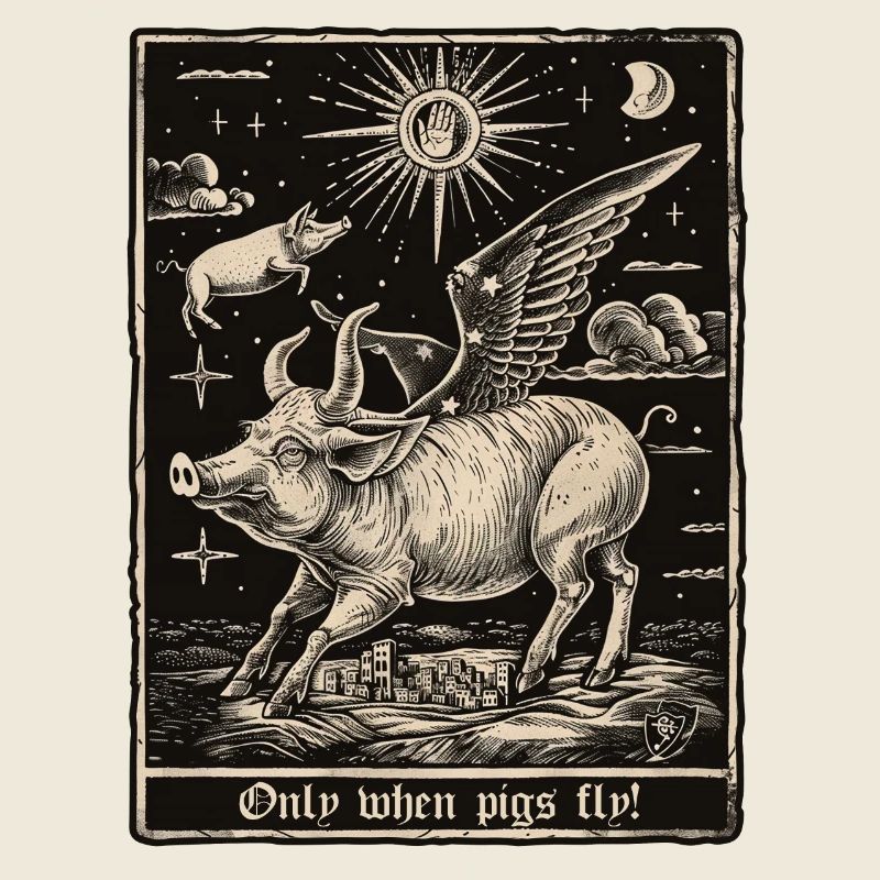 Seulement quand les cochons volent