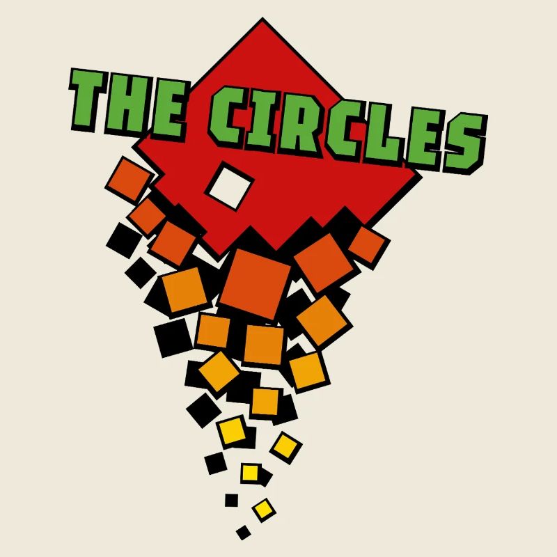 Orange Squares Green Circles