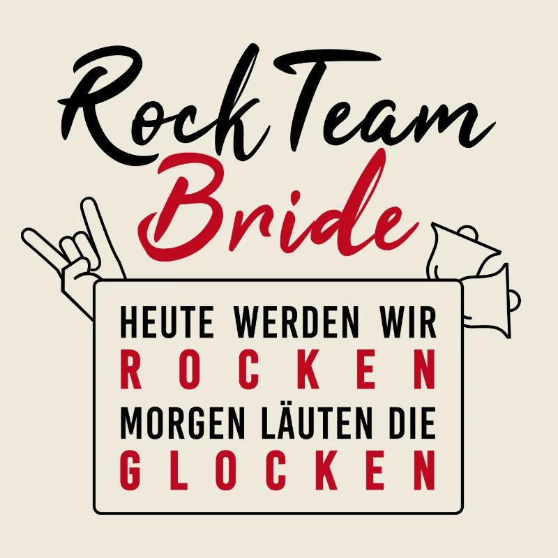Rockteam Bride rocken Glocken JGA