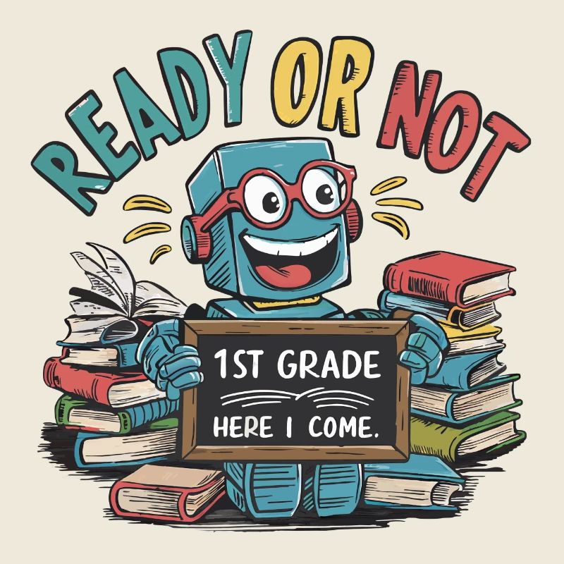 First day of school for small robots