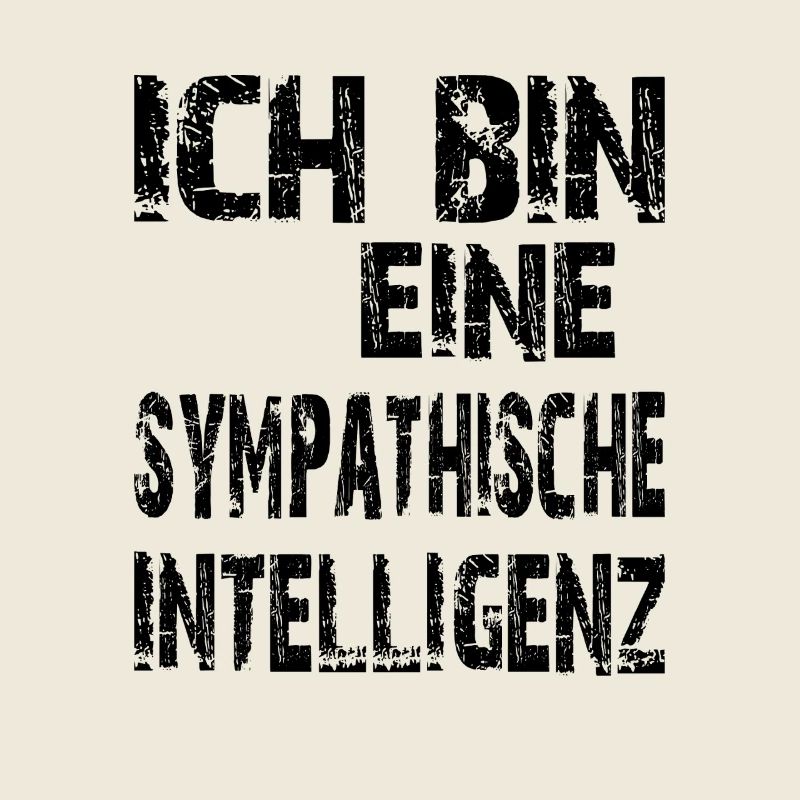 KI Spruch Ich bin eine sympathische Intelligenz