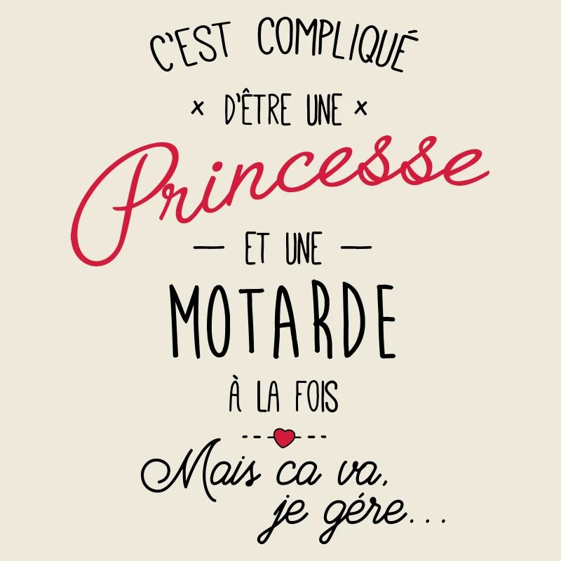 princesse et motarde