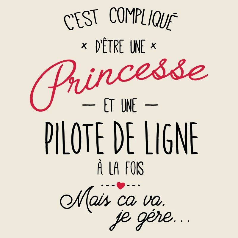 Princesse et Pilote de ligne