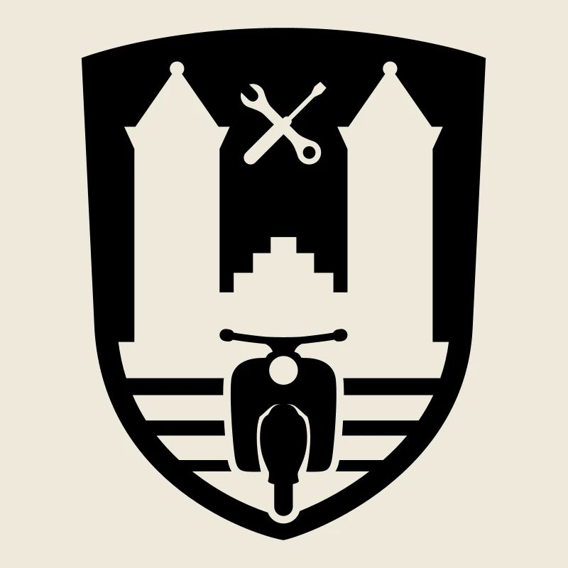Mopedsport Wappen / Logo / Emblem