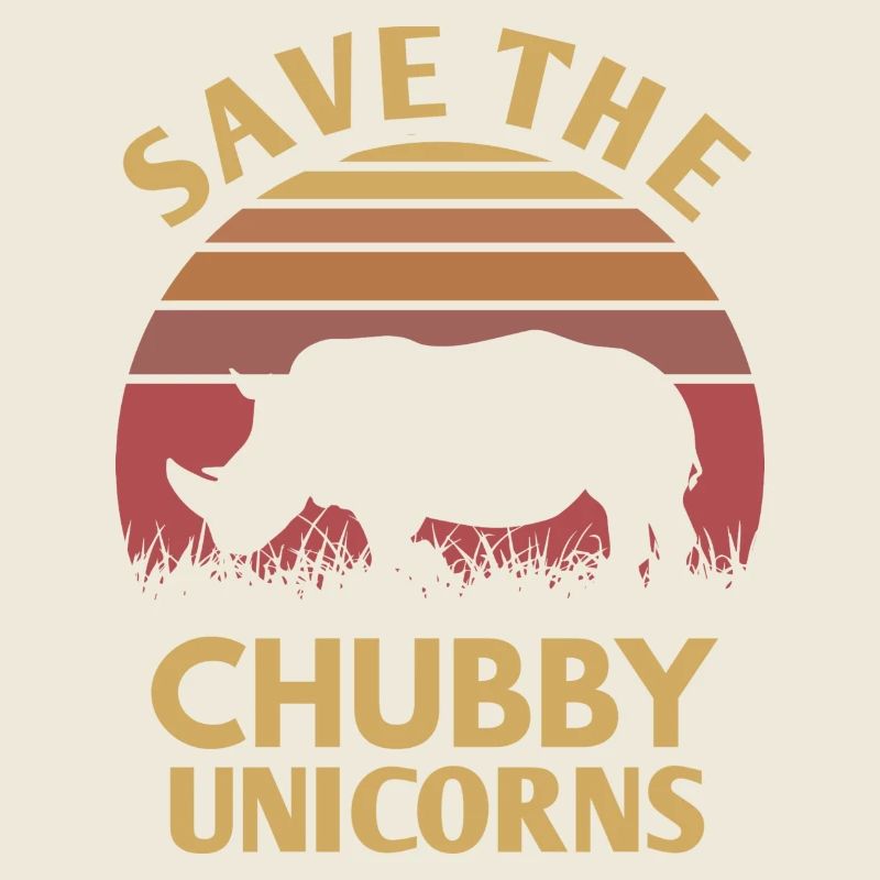 Save the Chubby Unicorns Design