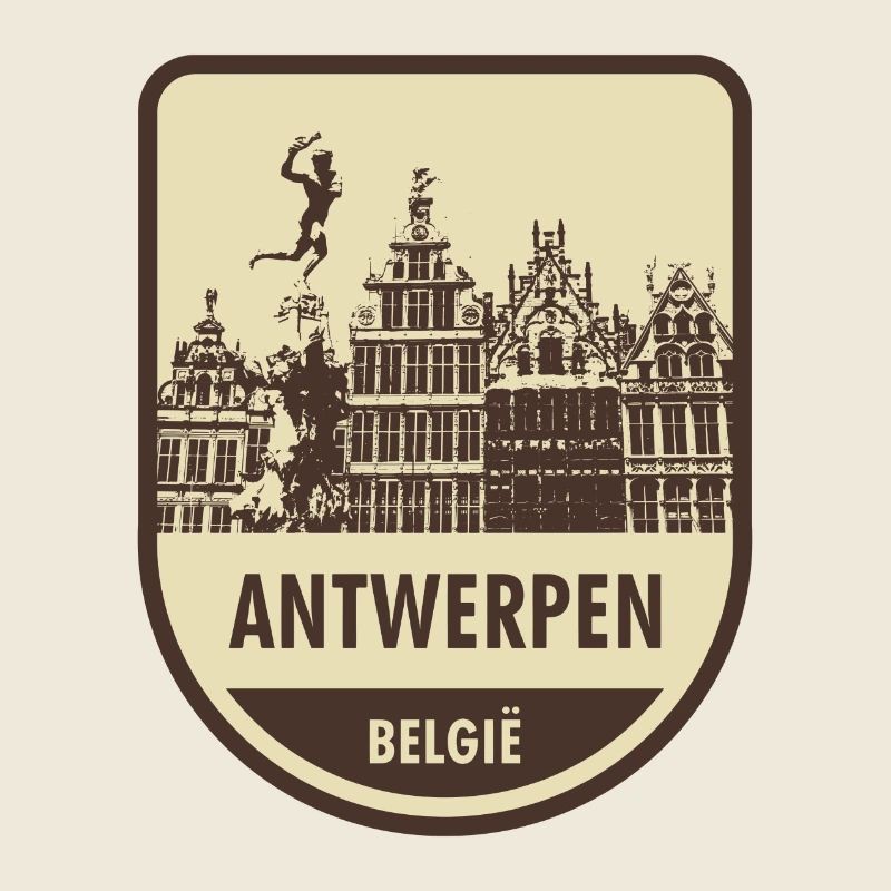 Antwerpen Stadtbild Schild