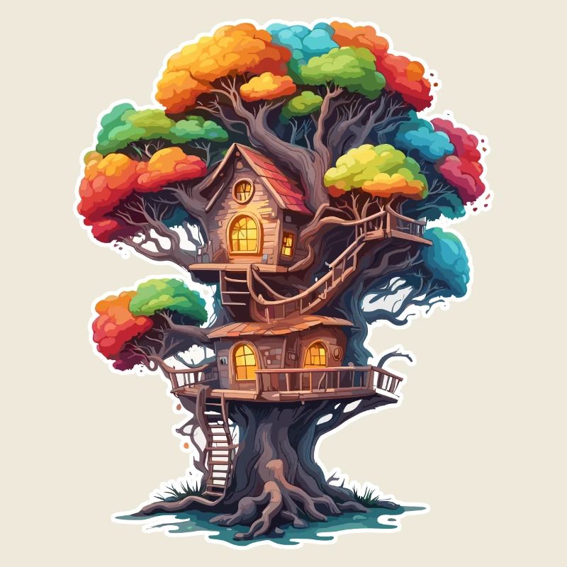 Treehouse / Treetop / Treehouse / Adventure