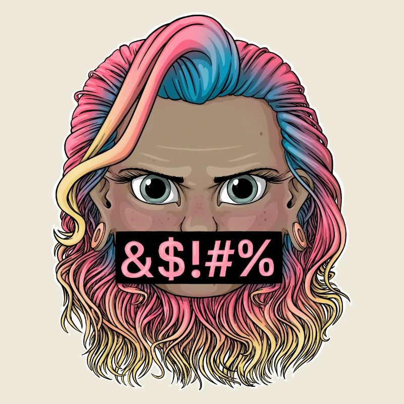 Expressive Reva Prisma mad with Colourful Hair