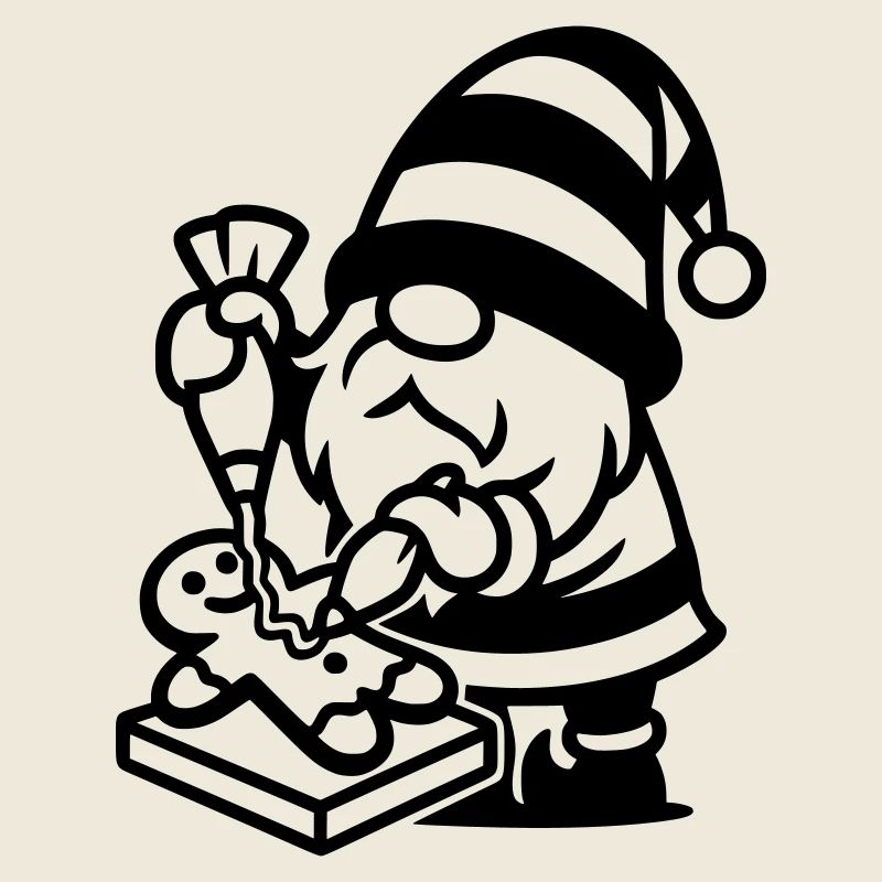 Gingerbread Baking Gnome