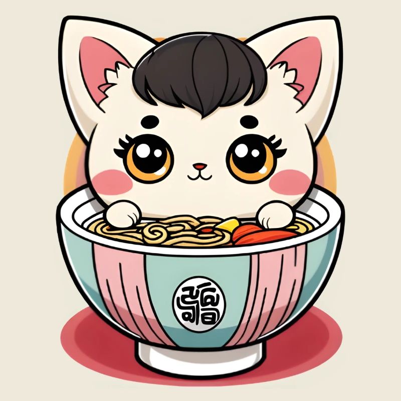Chat Ramen Kawaii