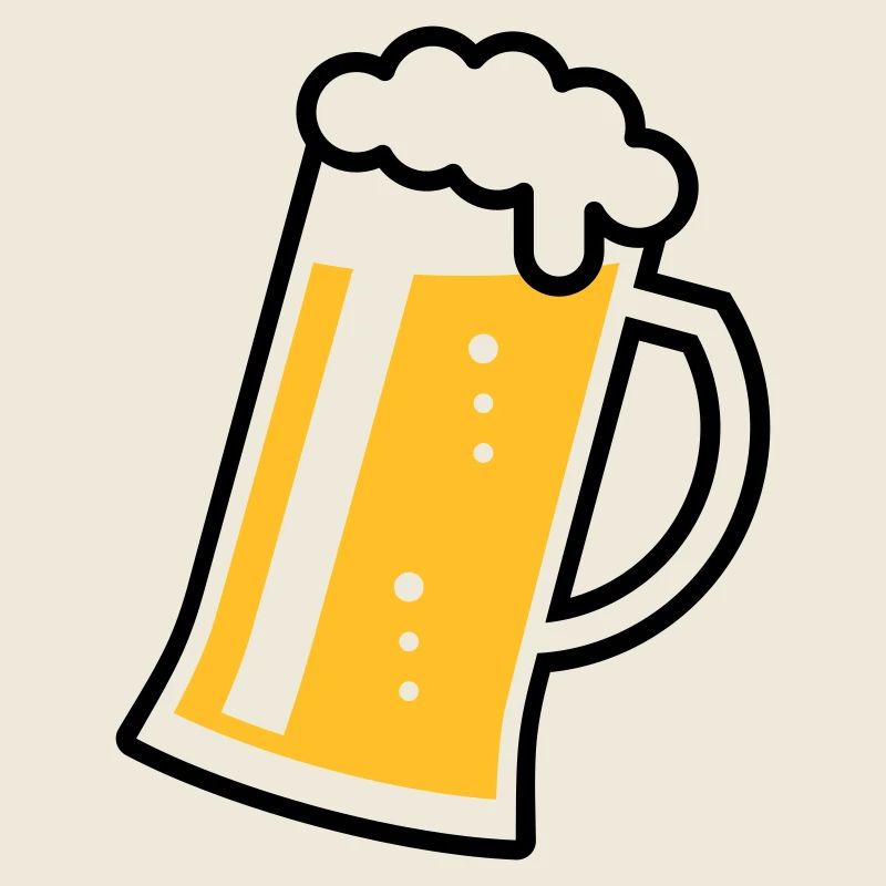 Maßkrug (Bier / Bierseidel / Bierglas / R /// 2C) 